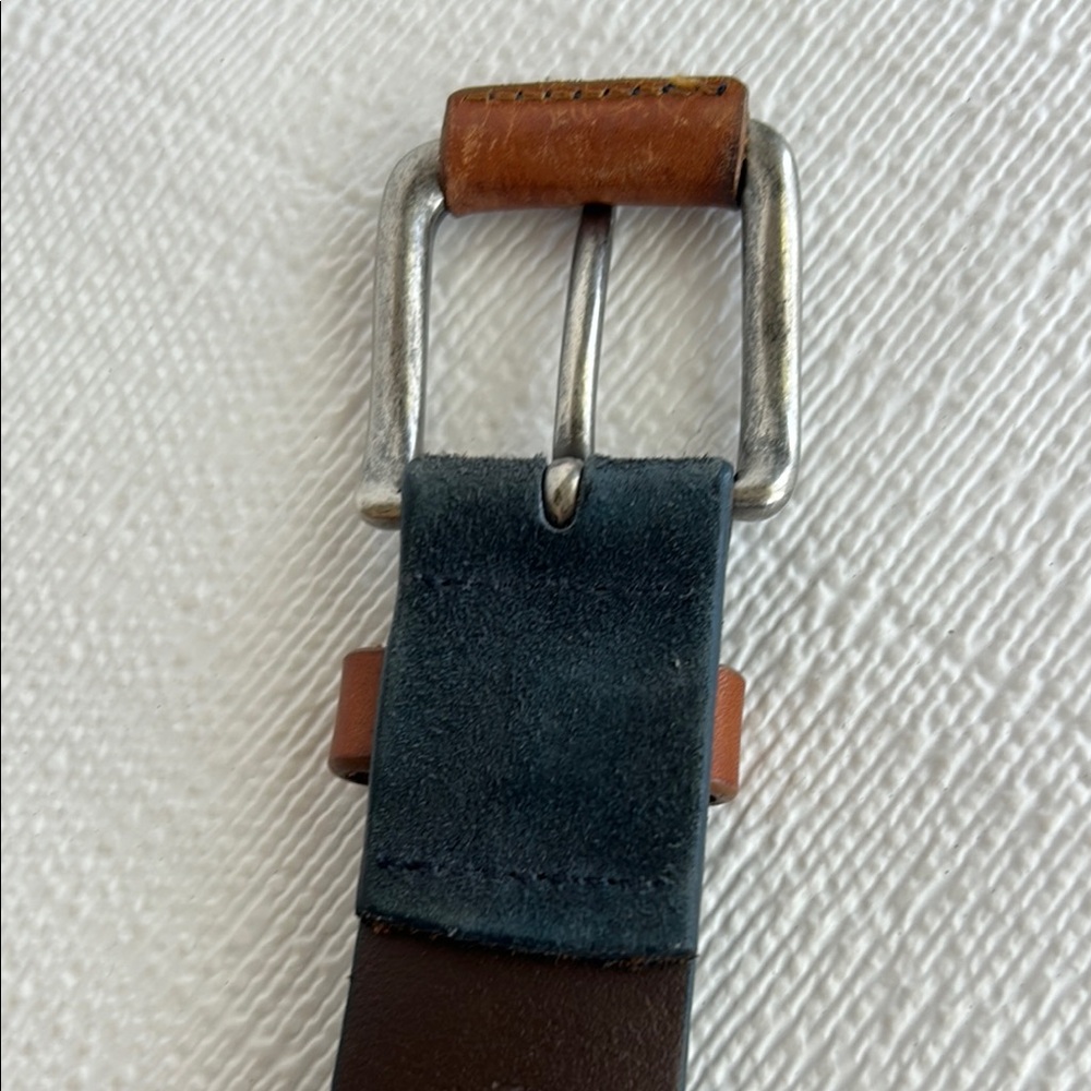 Johnston &‎ Murphy Black Leather Belt with Classic Buckle - Picture 3 of 7